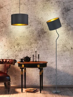 lattiavalaisin kaari Hostel E27 mattamusta/kul*Trio Lighting Best