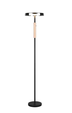 lattiavalaisin Celeste LED mattamusta/valkoine*Trio Lighting Outlet