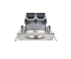 Hot Trio Lighting LED alasvalo Zagros IP65 harjattu teräs neliö