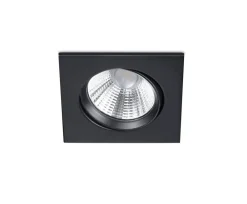 New Trio Lighting LED alasvalo Pamir mattamusta neliö