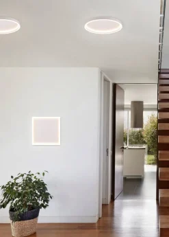 Trio Lighting LED kattovalaisin Rotonda pyöreä mattavalkoine