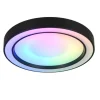 LED kattovalaisin Arco 40 cm mattamusta RGBW*Trio Lighting Online