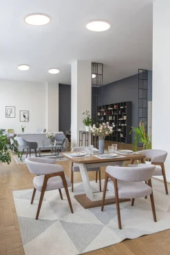 Outlet Trio Lighting LED kattovalaisin Aureo 40 cm mattavalkoinen R