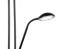 LED lattiavalaisin Spock mattamusta*Trio Lighting