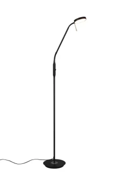 LED lattiavalaisin Monza mattamusta*Trio Lighting Outlet