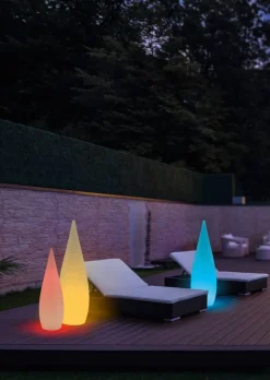 Online Trio Lighting LED lattiavalaisin Palmas 80 cm valkoinen RGBW