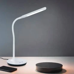 Trio Lighting LED pöytävalaisin Polo mattavalkoinen