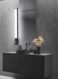 LED seinävalaisin Piera H2O 80 cm mattamusta*Trio Lighting Sale