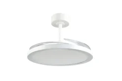 Discount Trio Lighting LED tuuletinkattovalaisin Kasfjord mattavalkoi