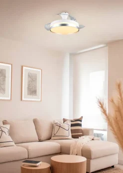 LED tuuletinkattovalaisin Lindberg titaani sta*Trio Lighting Clearance