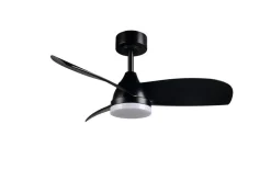 LED tuuletinkattovalaisin Helsinki mattamusta*Trio Lighting Outlet