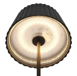 New Trio Lighting LED ulkopöytävalaisin Suarez mattamusta ladatt