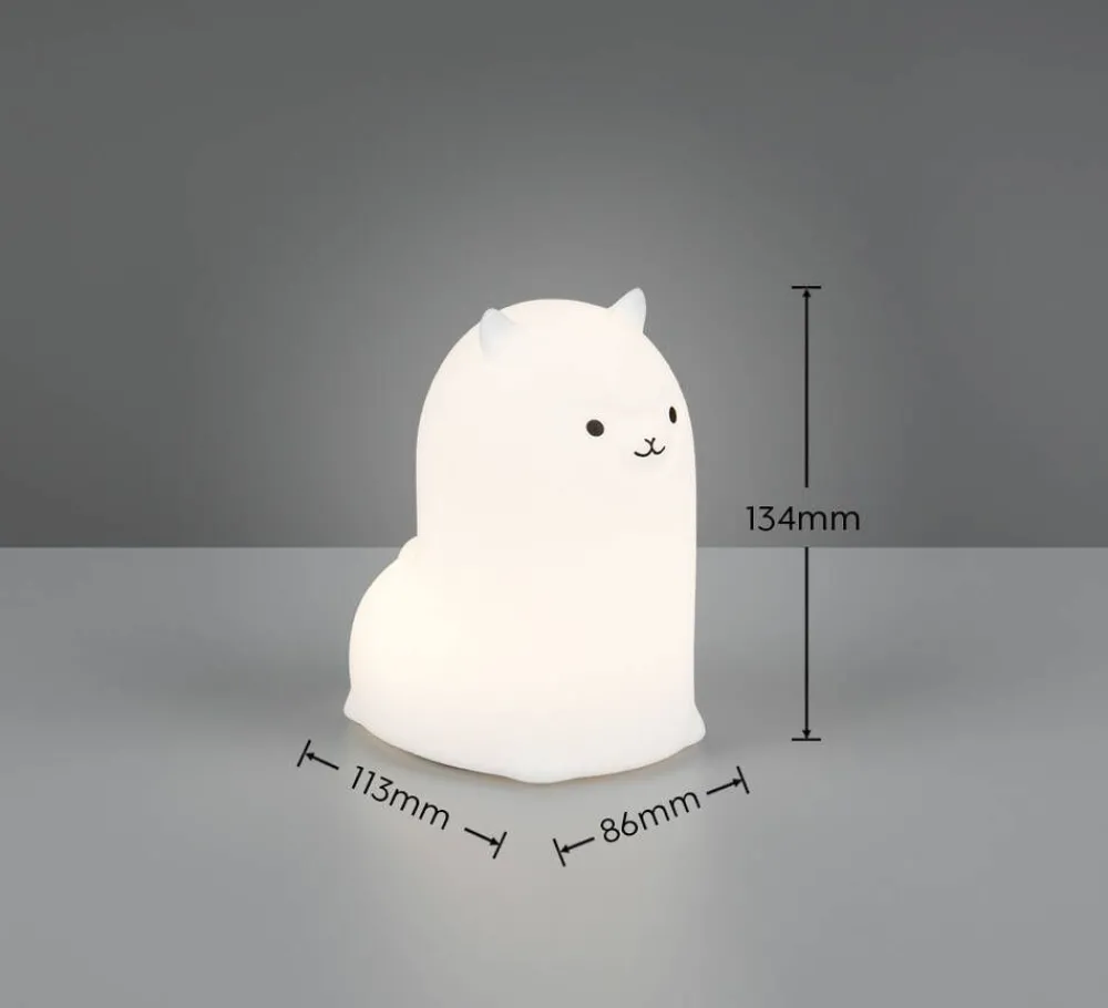 LED-pöytävalaisin Paky RGBW valkoinen*Trio Lighting Best