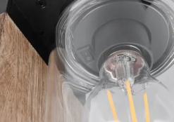 Trio Lighting pylväsvalaisin Ardila 100 cm E27 puu/m.musta h