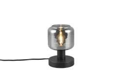 pöytävalaisin Mataro E14 mattamusta/savu*Trio Lighting New