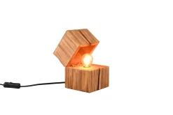 Trio Lighting pöytävalaisin Treasure E14 (sis.) puu