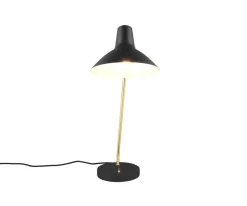 Clearance Trio Lighting pöytävalaisin Traveller E27 mattamusta/mattame