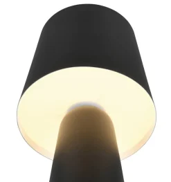 pöytävalaisin Nubian E27 mattamusta*Trio Lighting New