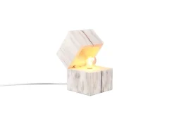 Best Trio Lighting pöytävalaisin Treasure E14 (sis.) valkoinen