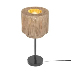 pöytävalaisin Smilla E27 sisal*Trio Lighting New
