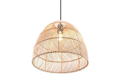 Trio Lighting riippuvalaisin Rike E27 rottinki