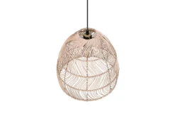 Trio Lighting riippuvalaisin Rike E27 rottinki