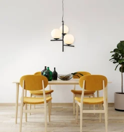 riippuvalaisin Pure 3-os E14 mattamusta*Trio Lighting Discount