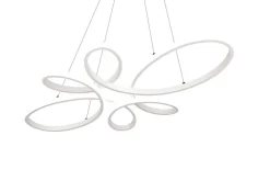 Best Trio Lighting riippuvalaisin Fly LED mattavalkoinen 4000K