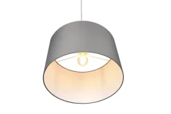 Hot Trio Lighting riippuvalaisin Hotel 40 cm E27 harmaa