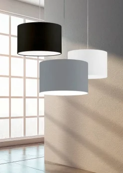 Hot Trio Lighting riippuvalaisin Hotel 40 cm E27 harmaa