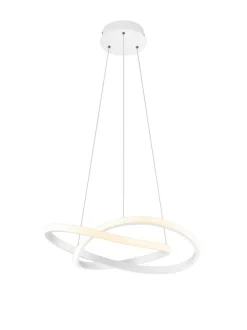 Online Trio Lighting riippuvalaisin Course mattavalkoinen 4000K