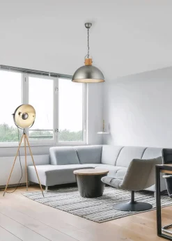 riippuvalaisin Delhi E27 antiikkiteräs*Trio Lighting Online