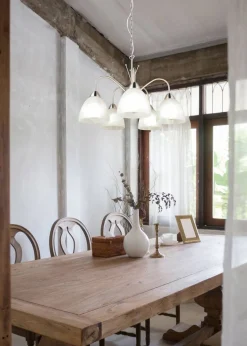 Trio Lighting riippuvalaisin Dobby 5-os E27 harjattu teräs/a