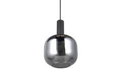 Outlet Trio Lighting riippuvalaisin Diva E27 mattamusta/kromattu