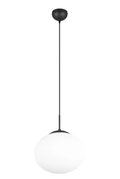 Clearance Trio Lighting riippuvalaisin Fomento 30 cm E27 mattamusta/va