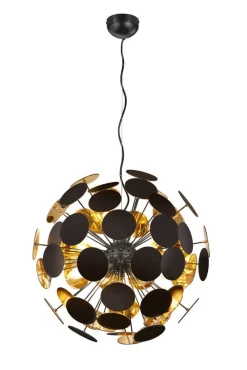 riippuvalaisin Discalgo 6xE14 mattamusta*Trio Lighting Best