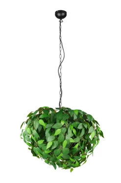 Trio Lighting riippuvalaisin Leavy 70 cm 4xE14 vihreä