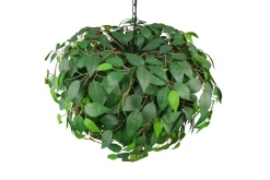 Trio Lighting riippuvalaisin Leavy 70 cm 4xE14 vihreä