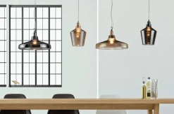 Discount Trio Lighting riippuvalaisin Calais E27 savu