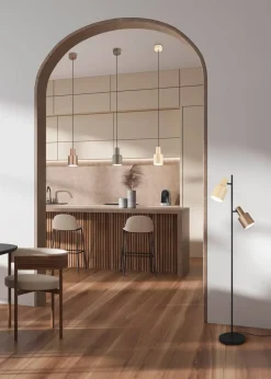 Sale Trio Lighting riippuvalaisin Agudo 1-os E27 kellertävänruske