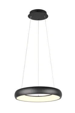 Trio Lighting riippuvalaisin Cardona LED 47 cm mattamusta