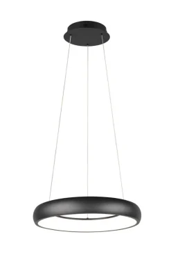 Trio Lighting riippuvalaisin Cardona LED 47 cm mattamusta