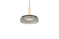 Outlet Trio Lighting riippuvalaisin Celeste LED 1-os mattamusta/kro