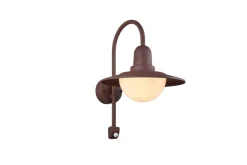 seinävalaisin Norman E27 rustiikki liiketunnis*Trio Lighting Discount