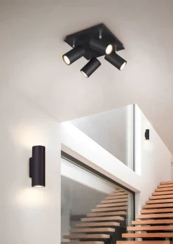 Sale Trio Lighting seinävalaisin Marley 2xGU10 mattamusta