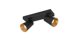 Best Trio Lighting spottivalaisin Sharp 2-os GU10 mattamusta/kult