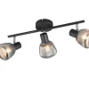 New Trio Lighting spottivalaisin Tarifa 3-os E14 mattamusta/krom