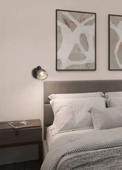 spottivalaisin Tarifa 1-os E14 mattamusta/krom*Trio Lighting Best