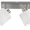 spottivalaisin Tommy 2-os E14 harjattu teräs/v*Trio Lighting Outlet