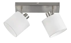 spottivalaisin Tommy 2-os E14 harjattu teräs/v*Trio Lighting Outlet